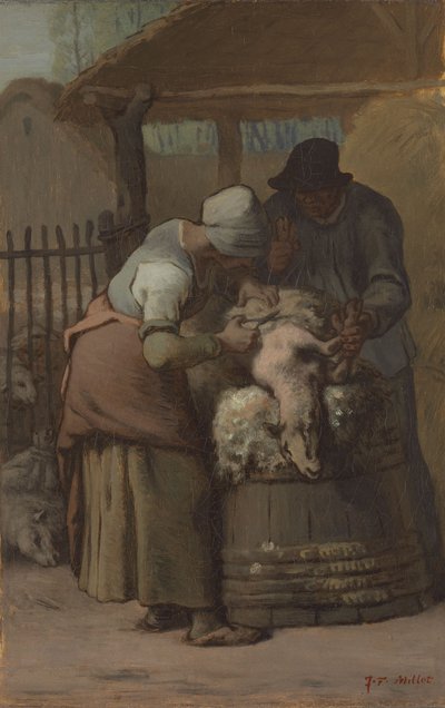 Fårenes hørere af Jean-Francois Millet