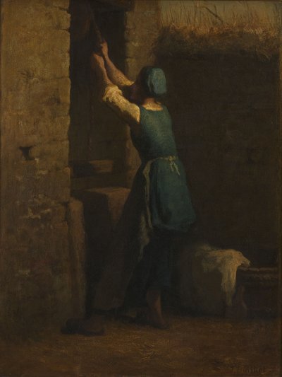Kvinde ved brønden af Jean-Francois Millet