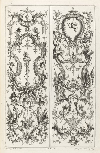 Book of Ornaments af Jean François Cuvilliés
