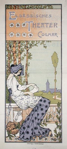 Program for Alsace Theatre i Colmar af Jean Jacques Waltz