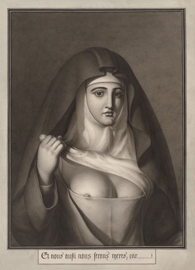 Fransk:  Et nous aussi nous serons meres ; car.........! Og vi vil også blive mødre; fordi.........! af Jean-Jacques Lequeu