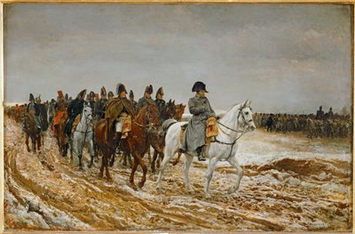 Campagne de France (maleri på træ) af Jean-Louis Ernest Meissonier