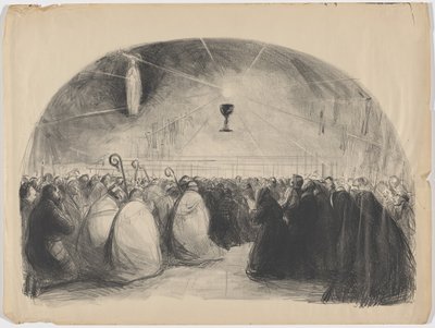 Lourdes, 1914, 25. internationale eukaristiske kongres af Jean-Louis Forain