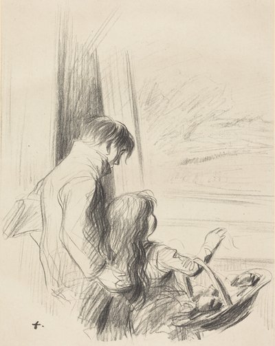 Et maleri af far! Første tavle af Jean-Louis Forain