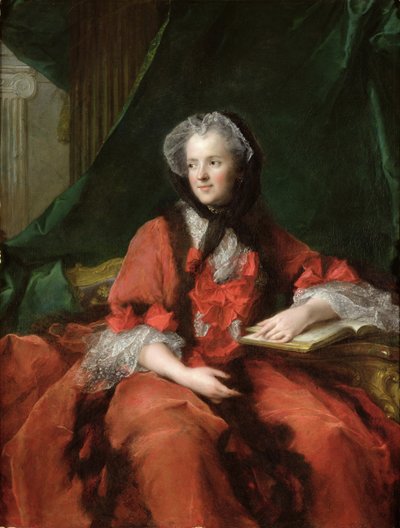 Portræt af Madame Maria Leszczynska (1703-68) 1748 (olie på lærred) af Jean Marc Nattier