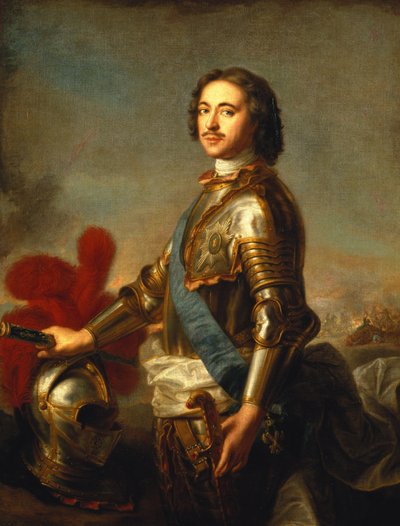 Portræt af Peter I eller Peter den Store af Jean Marc Nattier