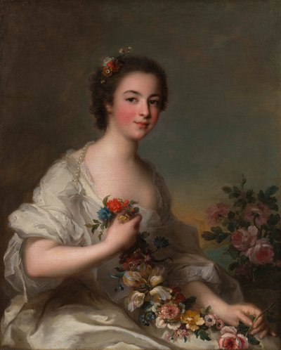 Portræt af en Dame af Jean-Marc Nattier