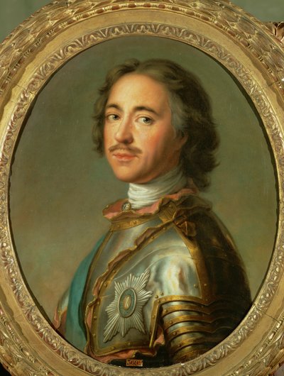 Tsar Peter den Store (maleri på lærred) af Jean-Marc Nattier