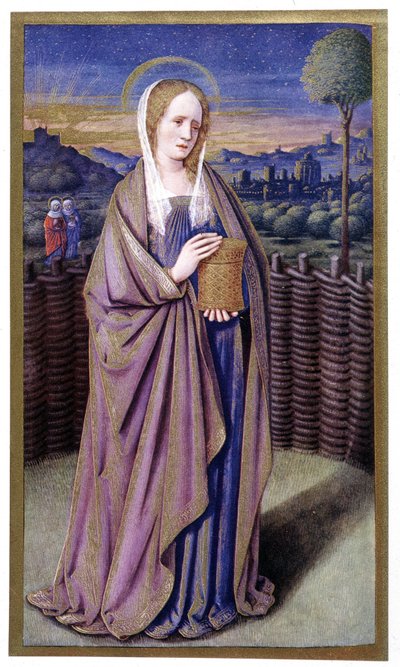Saint Madeleine efter Jean Bourdichon af Jean (after) Bourdichon