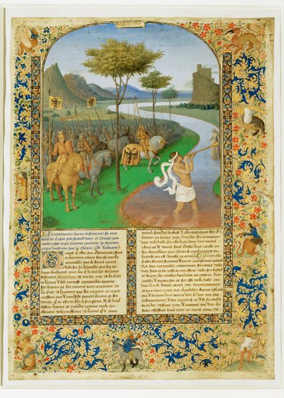 Le passage du Rubicon par Cesar-Caesar crossing the Rubicon ... af Jean (style of) Fouquet