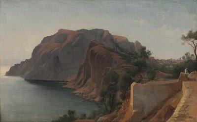 Capri, ca. 1845 (olie på stof) af Jean Achille Benouville