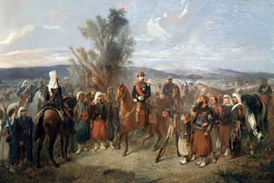 Napoleon III i Algeriet, 1864 af Jean Adolphe Beauce