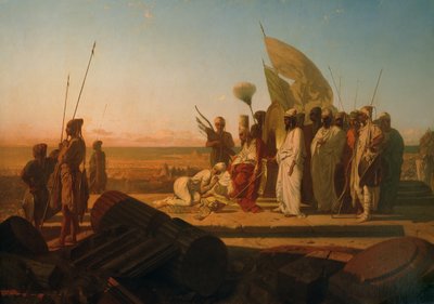 Xerxes ved Hellespont af Jean Adrien Guignet