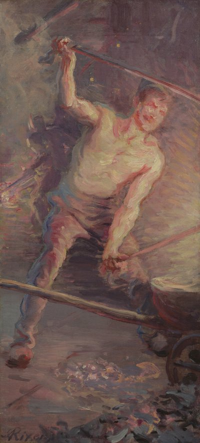 Branden, 1889 af Jean Andre Rixens