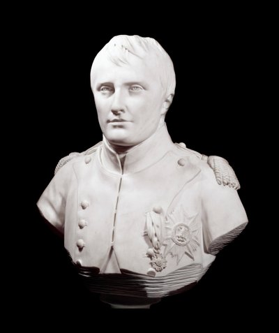 Buste af kejser Napoleon I (1769-1821) Skulptur af Jean Antoine Houdon (1741-1828) 1808 Versailles, Musee du chateau af Jean Antoine Houdon