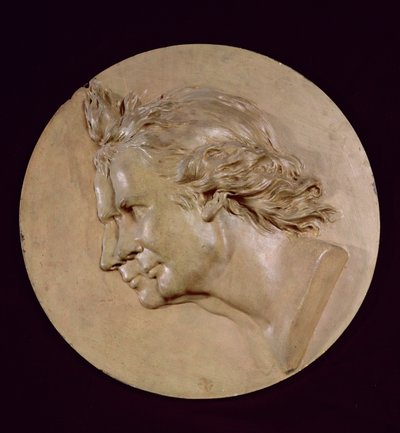 Medaljon forestillende Joseph (1740-1810) og Etienne Montgolfier (1745-99) af Jean Antoine Houdon
