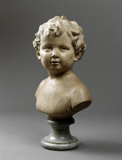 Portræt af Anne-Ange Houdon af Jean Antoine Houdon