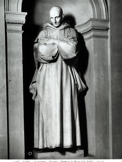 Sankt Bruno af Köln (marmor) af Jean Antoine Houdon
