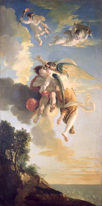 Aurora stiger op i himlen af Jean Antoine Julien de Parme
