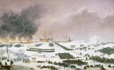 Slaget ved Preussisch-Eylau den 7. februar 1807 af Jean Antoine Simeon Fort