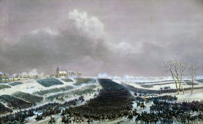 Slaget ved Preussisch-Eylau den 8. februar 1807 af Jean Antoine Simeon Fort