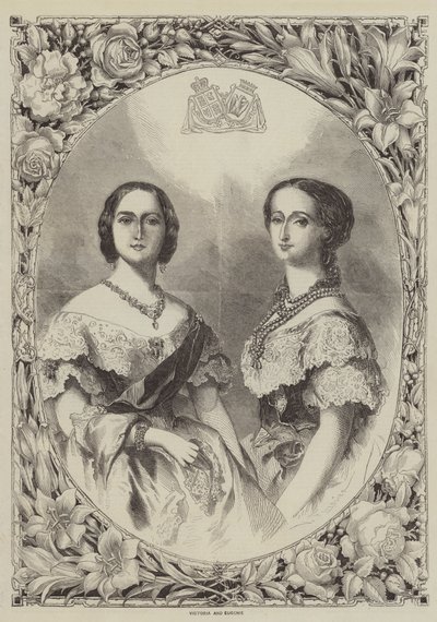 Victoria og Eugenie af Jean Antoine Valentin Foulquier