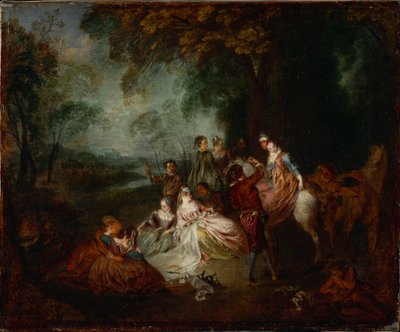 Fete Champetre af Jean Antoine Watteau