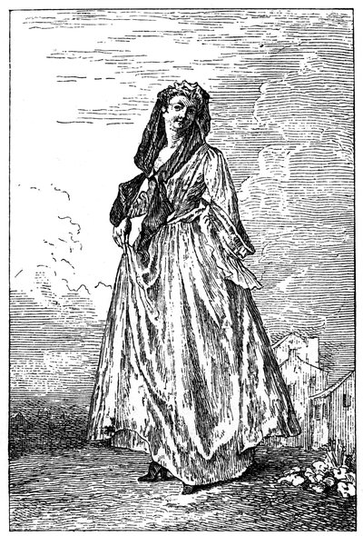 Fransk kostume, 1885. af Jean Antoine Watteau