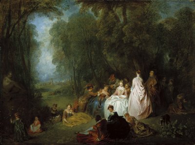 Havefest af Jean Antoine Watteau