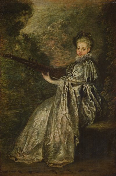 La Finette (par 15958) af Jean Antoine Watteau