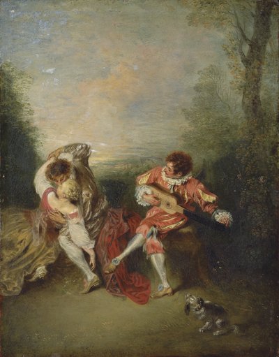 Overraskelsen af Jean Antoine Watteau