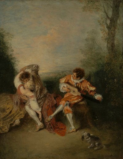 La Surprise von Jean Antoine Watteau