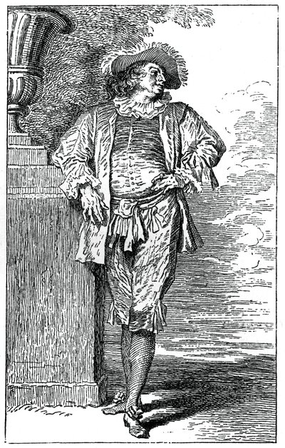 Bondedragt, 1885 af Jean Antoine Watteau