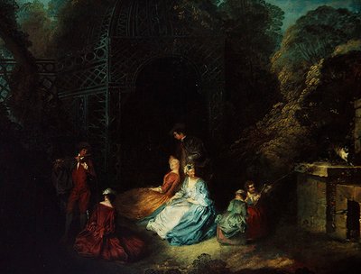 Fløjtespilleren af Jean Antoine Watteau