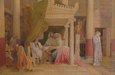 Antiochus og Stratonice, 1840 af Jean Auguste Dominique Ingres
