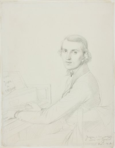 Charles Gounod af Jean Auguste Dominique Ingres