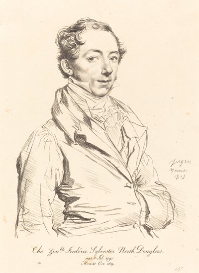 Frederic Sylvester Douglas af Jean Auguste Dominique Ingres