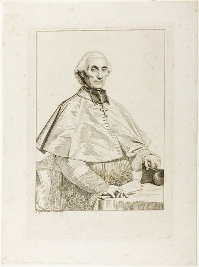 Gabriel Cortois de Pressigny af Jean Auguste Dominique Ingres