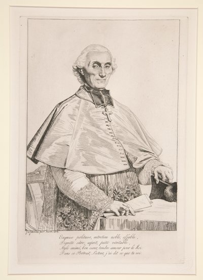 Gabriel Cortois de Pressigny af Jean Auguste Dominique Ingres