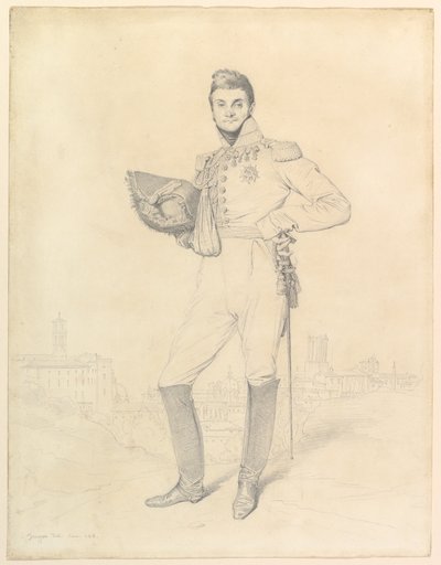 General Louis-Étienne Dulong de Rosnay af Jean Auguste Dominique Ingres