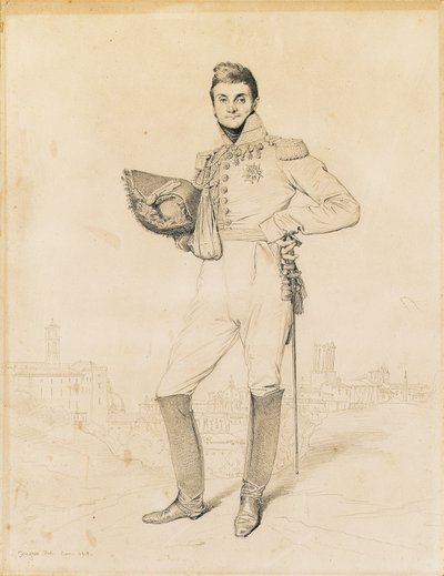 General Louis-Etienne Dulong de Rosnay, 1818 af Jean Auguste Dominique Ingres