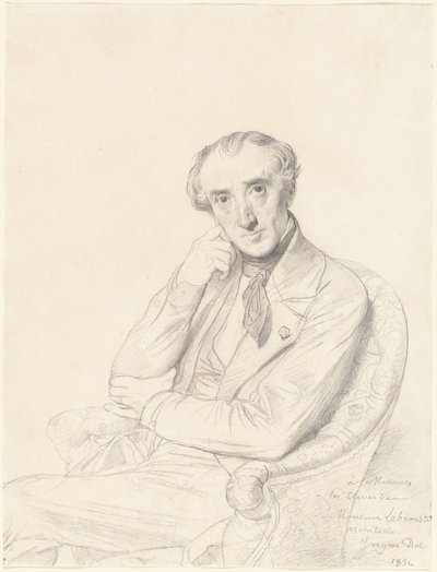 Henri Labrouste af Jean Auguste Dominique Ingres