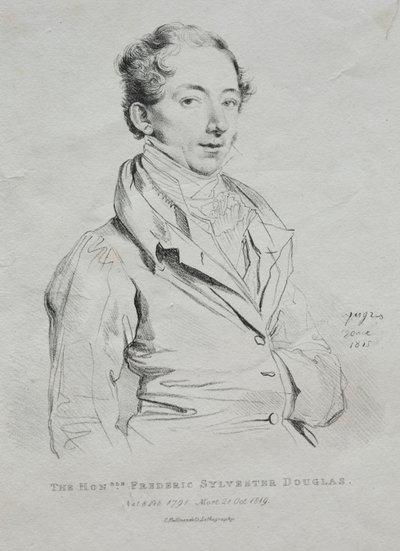 Ærede Frederic Sylvester Douglas, 1815. af Jean Auguste Dominique Ingres