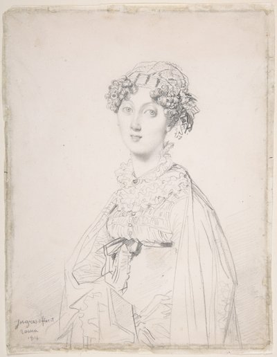 Lady Mary Cavendish-Bentinck (?-1843) af Jean Auguste Dominique Ingres