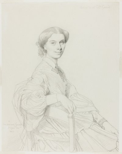 Madame Charles Gounod af Jean Auguste Dominique Ingres