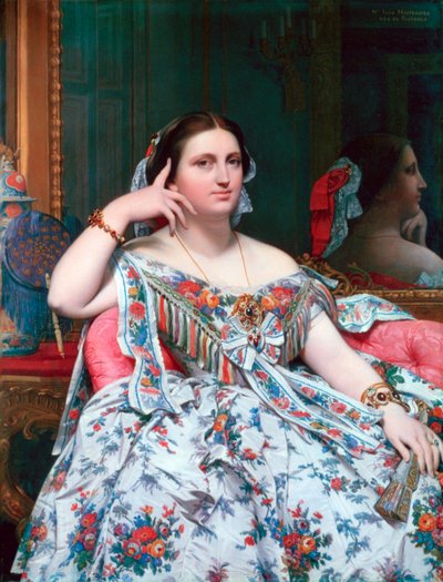 Madame Moitessier, 1856 af Jean Auguste Dominique Ingres