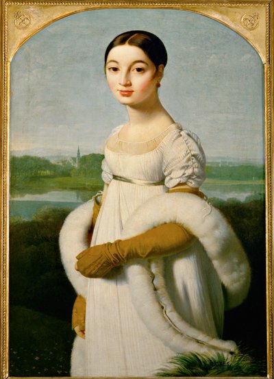 Mlle Caroline Riviere ... af Jean Auguste Dominique Ingres