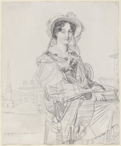 mars. Charles Badham af Jean Auguste Dominique Ingres