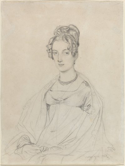 Mrs. Edward Dodwell af Jean Auguste Dominique Ingres