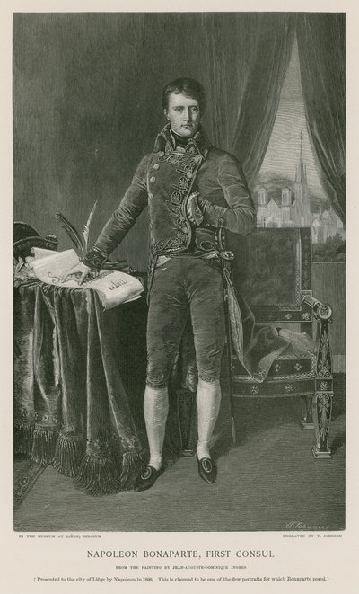 Napoleon Bonaparte, førstekonsul af Jean Auguste Dominique Ingres